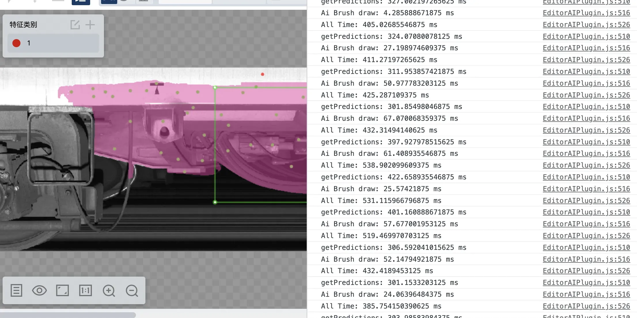 优化前测试结果